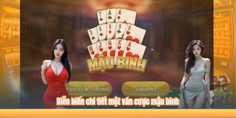 Diễn biến chi tiết một ván cược mậu binh